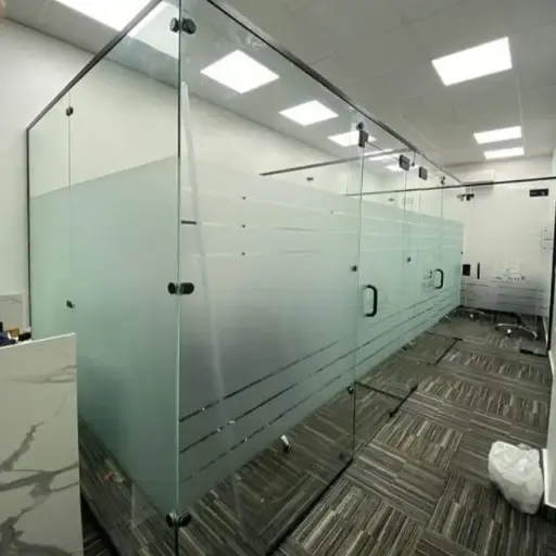 Glass partitions